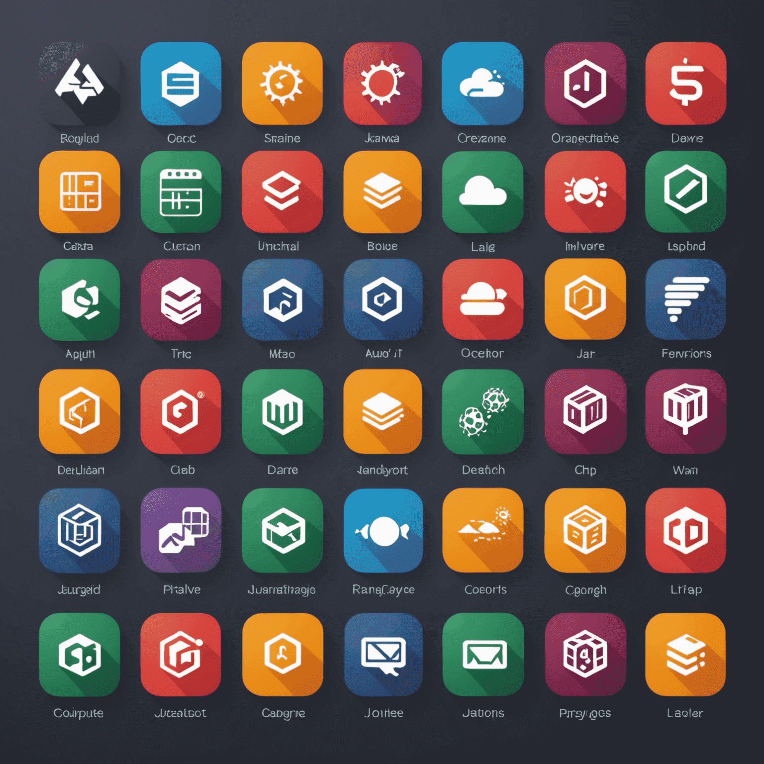 Imagen que muestra logos de cinco lenguajes de programación populares para principiantes, como Python, JavaScript, Java, C++ y Ruby, dispuestos en un diseño atractivo y colorido.